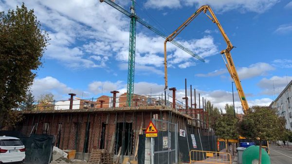 Obras para la construcción del Nuevo Edificio de Oficinas de la Seguridad Social en Valladolid